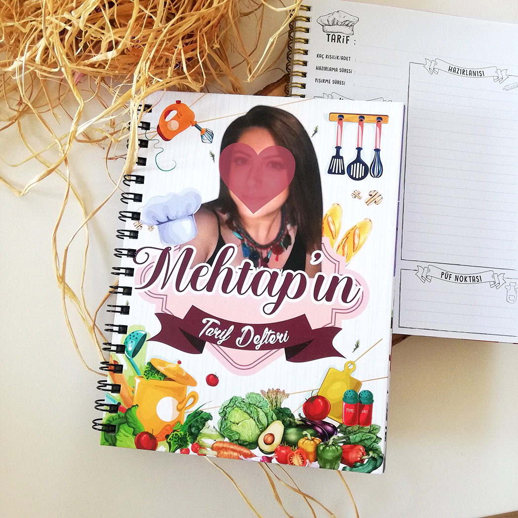 KİŞİYE ÖZEL DEFTER TARİF DEFTERİ SEVGİLİLER GÜNÜ DEFTERİ ROMANTİK DEFTER PLANLAYICI PLANNER BOOK TASARIM HEDİYE 